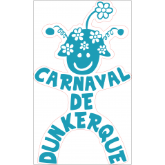 Carnaval Dunkerque turquoise