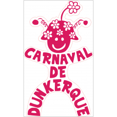 Carnaval Dunkerque fuschia