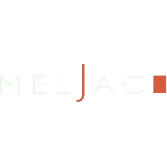 Logo Meljac texte blanc