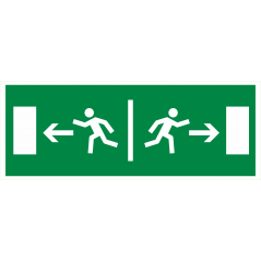 Evacuation gauche et droite