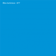 Vinyle brut Bleu lumineux Brillant