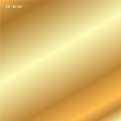 Vinyle Or miroir