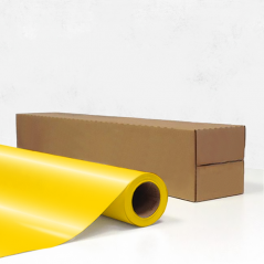 Vinyle brut Jaune lumineux Brillant