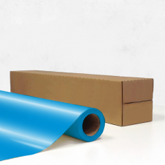 Vinyle brut Bleu lumineux Brillant