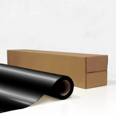 Vinyle brut Noir Brillant