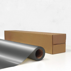 Vinyle brut Gris foncé métallisé Brillant